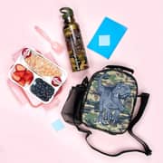 Fringoo Camouflage Dinosaur Lunch Bag with Mesh Pocket