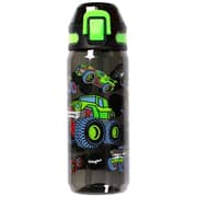 Fringoo Monster Trucks Water Bottle with Straw 1pc