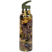 Fringoo Dinosaur Camouflage Stainless Steel Water Bottle 1pc