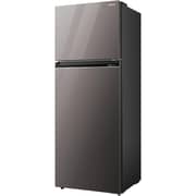 Toshiba Refrigerator 450 Liter No Frost With Inverter Technology - Platinum Silver (Glass) - GR-RT624WE-PGN(72)