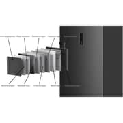 Toshiba No Frost Upright Freezer, 7 Drawers, Digital Display, Morandi Grey, Model GR-RU312WE-DMN (06)