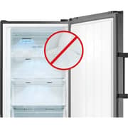 Toshiba No Frost Upright Freezer, 7 Drawers, Digital Display, Morandi Grey, Model GR-RU312WE-DMN (06)