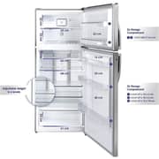 Super General Top Mount Refrigerator 566L Silver- KSGR815I