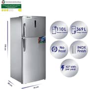 Super General Top Mount Refrigerator 566L Silver- KSGR815I