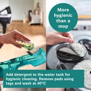 Bosch Cordless 2-in-1 Vacuum and Mop with Aqua Function, White – BCS71HYGGB
