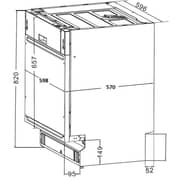 Baumatic Built In Dishwasher - BMEDW16I