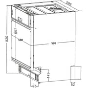 Baumatic Built In Dishwasher - BMEDW16I