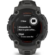 Garmin 010-02933-00 Instinct E Smartwatch Black With Charcoal Band