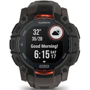 Garmin 010-02935-00 Instinct 3 Smartwatch Black With Charcoal Band