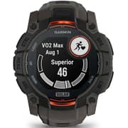 Garmin 010-02935-00 Instinct 3 Smartwatch Black With Charcoal Band
