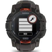 Garmin 010-02935-00 Instinct 3 Smartwatch Black With Charcoal Band