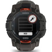 Garmin 010-02935-00 Instinct 3 Smartwatch Black With Charcoal Band