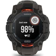 Garmin 010-02935-00 Instinct 3 Smartwatch Black With Charcoal Band