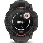 Garmin 010-02935-00 Instinct 3 Smartwatch Black With Charcoal Band