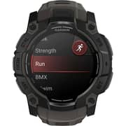 Garmin 010-03020-00 Instinct 3 Smartwatch Black With Charcoal Band