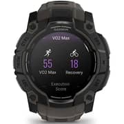 Garmin 010-03020-00 Instinct 3 Smartwatch Black With Charcoal Band