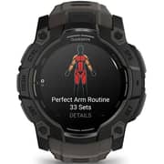 Garmin 010-03020-00 Instinct 3 Smartwatch Black With Charcoal Band
