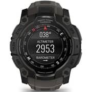 Garmin 010-03020-00 Instinct 3 Smartwatch Black With Charcoal Band