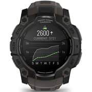 Garmin 010-03020-00 Instinct 3 Smartwatch Black With Charcoal Band