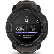 Garmin 010-03020-00 Instinct 3 Smartwatch Black With Charcoal Band