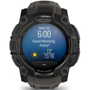 Garmin 010-03020-00 Instinct 3 Smartwatch Black With Charcoal Band