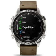 Garmin MARQ Adventurer Gen 2 Damascus 30.4mm AMOLED Touchscreen Display, Premium Smartwatch, Damascus Steel Edition