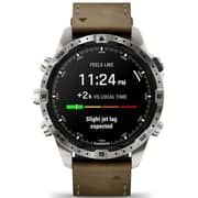 Garmin MARQ Adventurer Gen 2 Damascus 30.4mm AMOLED Touchscreen Display, Premium Smartwatch, Damascus Steel Edition