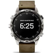 Garmin MARQ Adventurer Gen 2 Damascus 30.4mm AMOLED Touchscreen Display, Premium Smartwatch, Damascus Steel Edition