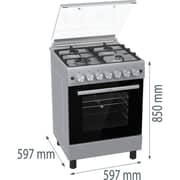 Gorenje 4 Burners 60 cm Gas Cooker GGI6B20S