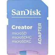 Sandisk Creator Micro SD Card With Adapter 128GB SDSQXAA-128G-IN6MS