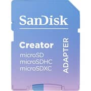 Sandisk Creator Micro SD Card With Adapter 512GB SDSQXAV-512G-IN6MS