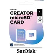 Sandisk Creator Micro SD Card With Adapter 1TB SDSQXAV-1T00-IN6MS