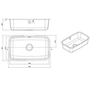 Apell Ferrara Undermount Sink 1pc