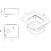 Apell Ferrara Sink 1pc