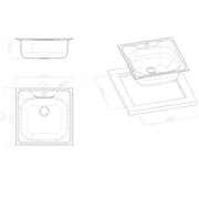 Apell Oceano Semi-Flush Sink 1pc