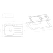 Apell Pre-Polished Sink 1pc