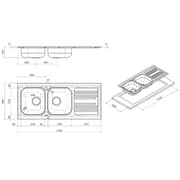 Apell Built In Kitchen Sink 1pc