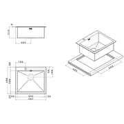 Apell Amalthea Stainless Steel Sink 1pc