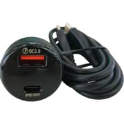 Heatz Digital Car Charger Black
