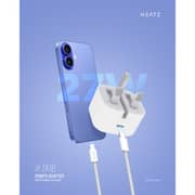 Heatz PD Charger With Type C to Type C Cable White