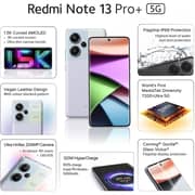 Xiaomi Redmi Note 13 Pro+ 256GB Aurora Purple 5G Smartphone