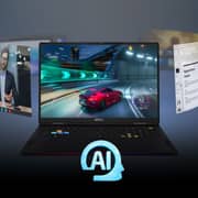 MSI Raider 18 HX AI Gaming (2025) Laptop – NVIDIA GeForce RTX 5080 Graphics 16GB / Intel Core Ultra 9-285HX - 2nd Series / 18inch UHD+ / 2TB SSD / 64GB RAM / Windows 11 Home / English & Arabic Keyboard / Core Black / Middle East Version – [A2XWIG]