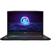 MSI Katana A17 AI Gaming (2025) Laptop - AMD Ryzen 9-8945HS / 17.3inch FHD / 512GB SSD / 16GB RAM / 8GB NVIDIA Geforce RTX 4060 Graphics / Windows 11 Home / English & Arabic Keyboard / Black / Middle East Version - [B8VF]