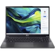 Acer Aspire Go 15 (2025) Laptop - 13th Gen / Intel Core i7-1355U / 15.3inch WUXGA / 1TB SSD / 16GB RAM / Windows 11 Home / English & Arabic Keyboard / Steel Gray / Middle East Version - [AG15-51P-718T]
