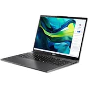 Acer Aspire Go 15 (2025) Laptop - 13th Gen / Intel Core i7-1355U / 15.3inch WUXGA / 1TB SSD / 16GB RAM / Windows 11 Home / English & Arabic Keyboard / Steel Gray / Middle East Version - [AG15-51P-718T]
