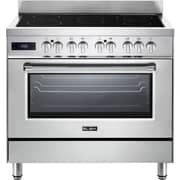Elba Gas Ceramic Hob with 5 Burners, 90cm, Silver – EX965VMSA