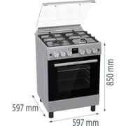Gorenje G600 4 Burner Gas Cooker GK6C40S