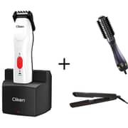 Clikon Trimmer CK3225 + CK3347 Hair Volumizer + CK3308 Hair Straightener