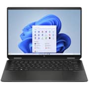 HP Spectre x360 (2025) AI PC - 1st Series / Intel Core Ultra 7-155H / 14inch 3K / 1TB SSD / 16GB RAM / Shared Intel Arc Graphics / Windows 11 Home / English & Arabic Keyboard / Nightfall Black Aluminium / Middle East Version - [14-EU0009NE]