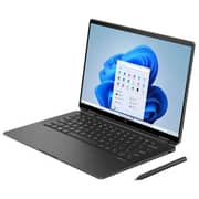 HP Spectre x360 (2025) AI PC - 1st Series / Intel Core Ultra 7-155H / 14inch 3K / 1TB SSD / 16GB RAM / Shared Intel Arc Graphics / Windows 11 Home / English & Arabic Keyboard / Nightfall Black Aluminium / Middle East Version - [14-EU0009NE]